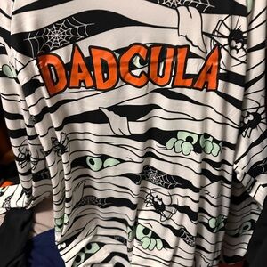 Dadcula Halloween Rashguard - Black and White